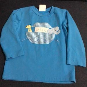 Stitchyfish Noah’s Ark Appliqué long sleeve shirt